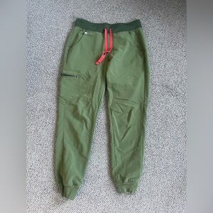 Dark Olive Figs Scrub Pants